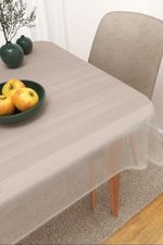 Tischdecke eckig in Grau