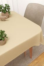 Tischdecke eckig in Beige