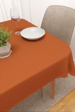 Tischdecke eckig in braun