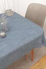 Tischdecke eckig in blau