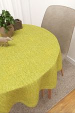 Tischdecke rund in grün
