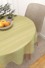 Tischdecke rund in Grün