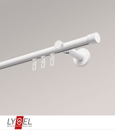 Lysel - SET Opal Innenlauf 160cm Träger offen mit Endstücke Zylinder in Weiß