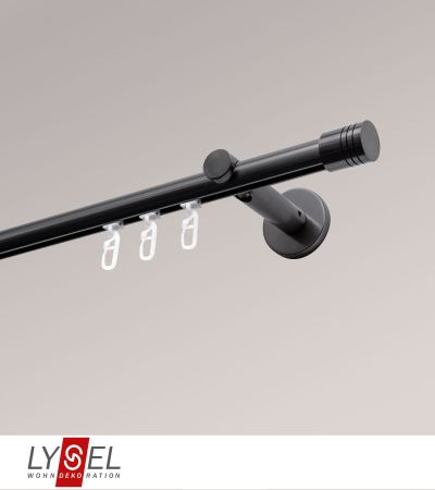 Lysel - SET Opal Innenlauf 160cm Träger offen mit Endstücke Zylinder in Titan
