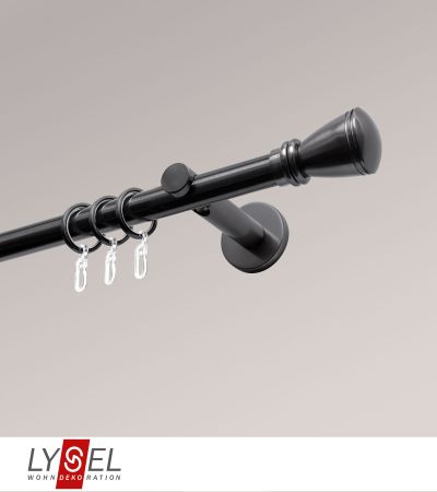 Lysel - SET Opal 640cm Träger offen mit Endstücke Konus in Titan