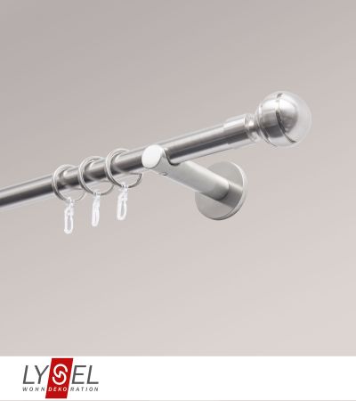 Lysel - SET Opal 160cm Träger offen mit Endstücke Kugel in Edelstahl-Optik