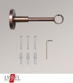Vorschau Lysel - Träger geschlossen für Opal-Stangen #1W bronze