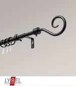 Vorschau Lysel - SET Schneckenhaus Stange Ø 13/16mm #1W schwarz