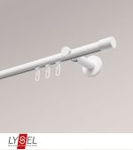 Vorschau Lysel - SET Opal Innenlauf 160cm Träger offen mit Endstücke Zylinder in Titan #1W weiß