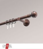 Vorschau Lysel - SET Opal 160cm Träger offen mit Endstücke Kugel in Weiß #1W bronze