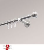 Vorschau Lysel - SET Opal 160cm Träger offen mit Endstücke Kugel in Weiß #1W edelstahl-optik