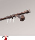 Vorschau Lysel - SET Opal 160cm Träger offen mit Endstücke Zylinder in Titan #1W bronze
