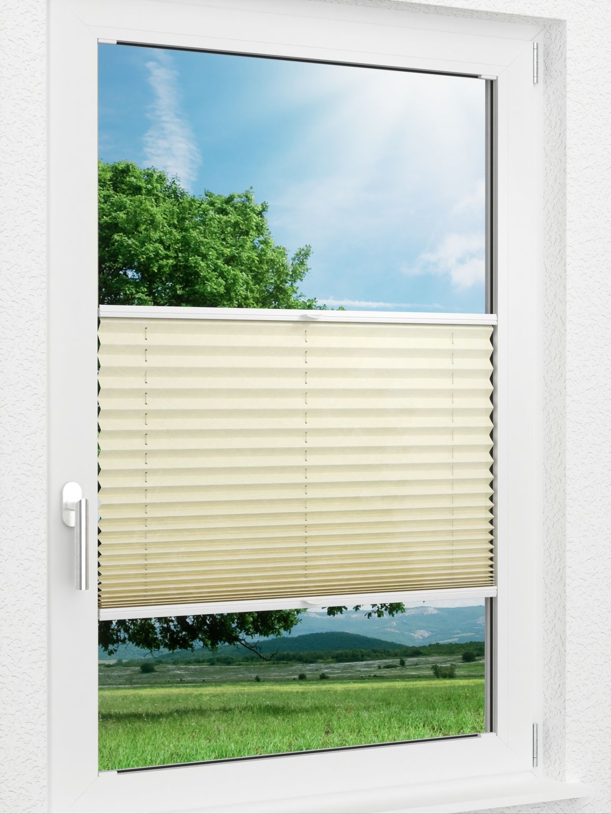 Stoff Plissee Ma&szlig;anfertigung LYSEL HOME Plissee 107A Crush