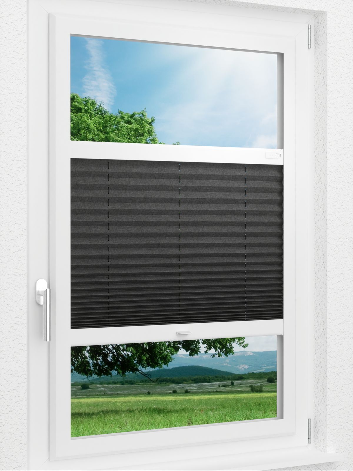 Stoff Plissee Ma&szlig;anfertigung LYSEL HOME Plissee 117A Torpo BO Smart Frame