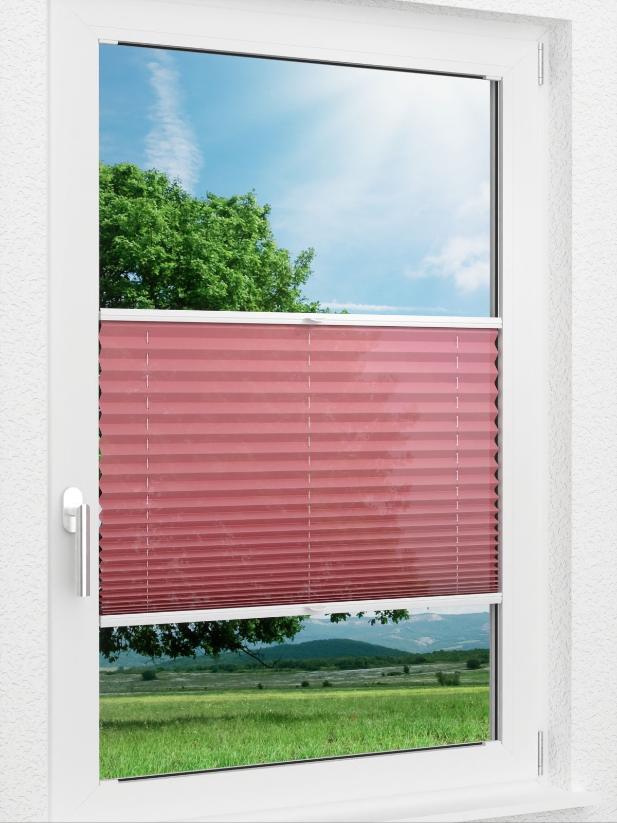 Stoff Plissee Ma&szlig;anfertigung LYSEL HOME Plissee 419A Soft Pastels
