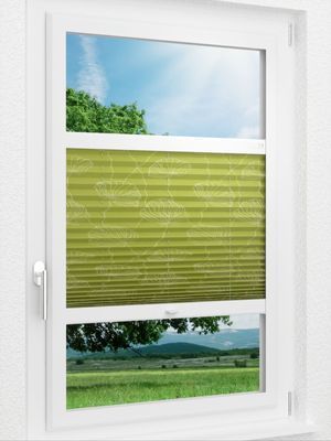 LYSEL HOME Plissee 438A Ninossa Smart Frame Fensteransicht