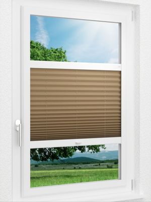 LYSEL HOME Plissee 235A Krepp Smart Frame Fensteransicht