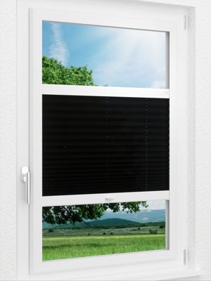 LYSEL HOME Plissee 138A Krepp Smart Frame Fensteransicht