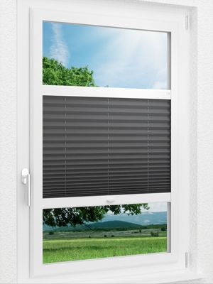 LYSEL HOME Plissee 233A Krepp Smart Frame Fensteransicht