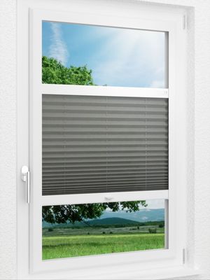 LYSEL HOME Plissee 109A Crush Smart Frame Fensteransicht