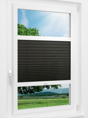LYSEL HOME Plissee 230A Crush Smart Frame Fensteransicht