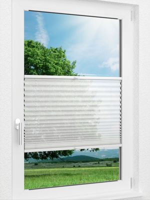 LYSEL HOME Plissee 118A Nero Fensteransicht