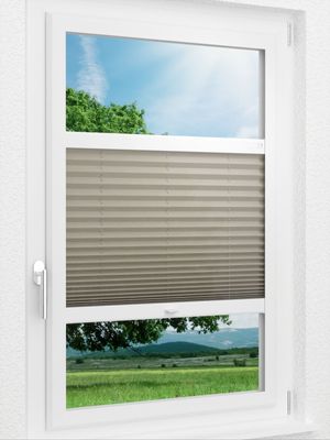 LYSEL HOME Plissee 304A Stares Smart Frame Fensteransicht