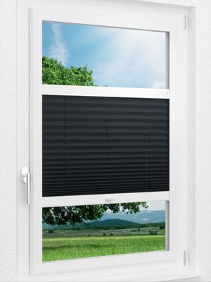 LYSEL HOME Plissee 123A Ampta Pearl Smart Frame Fensteransicht