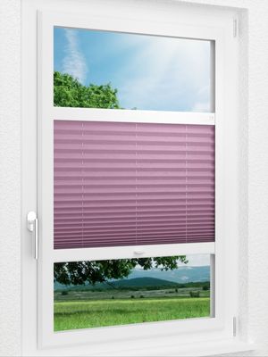 LYSEL HOME Plissee 421A Crushed Pearls Smart Frame Fensteransicht