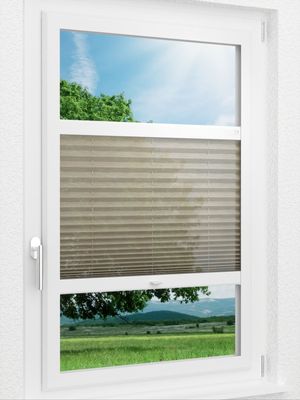 LYSEL HOME Plissee 434A Vesta Smart Frame Fensteransicht