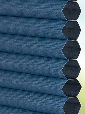 Stoff Plissee Ma&szlig;anfertigung Hexagon Dark fine velor 95.412